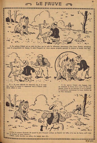 Pierrot 1930 - n°30 - page 10 - Le fauve - 27 juillet 1930