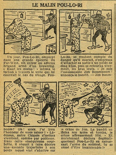 Cri-Cri 1934 - n°843 - page 4 - Le malin POU-LO-RI - 22 novembre 1934