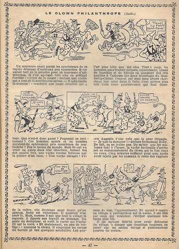 Almanach Junior 1937 - page 47 - Le clown philanthrope (Thomen)