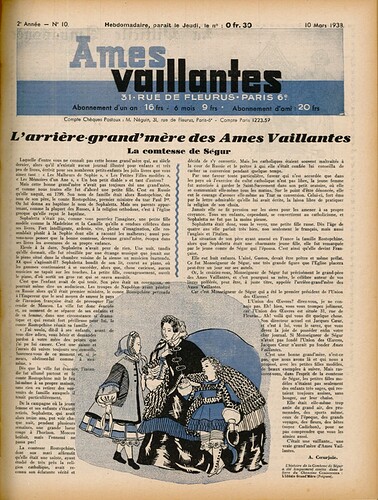 Ames Vaillantes 1938 - n°10 - 10 mars 1938 - page 1