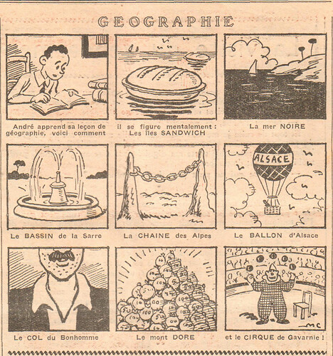 Coeurs Vaillants 1934 - n°14 - page 8 - Géographie - 1er avril 1934