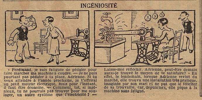 Fillette 1937 - n°1504 - page 4 - Ingéniosité - 17 janvier 1937