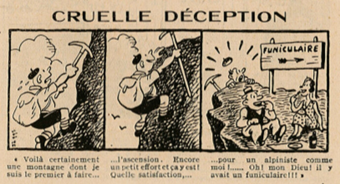 Almanach Pierrot 1937 - page 49 - Cruelle déception