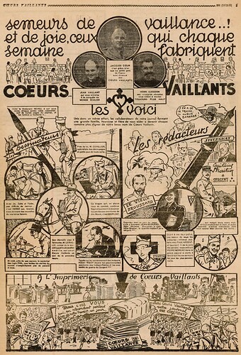 Coeurs Vaillants 1939 - n°50 - 8-10 décembre 1939 - Maurice Cuvillier - page 3