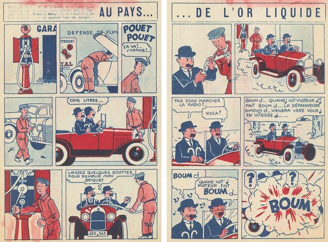 Tintin et Milou au pays de l'or liquide - MACV n°1 - Juin 1945