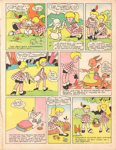 Titounet et Titounette - n°1 - Dans la forêt d'Automne - 3e trim 1958 - page 5