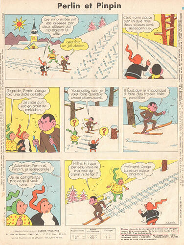Perlin et Pinpin n°1 du jeudi 2 janvier 1964