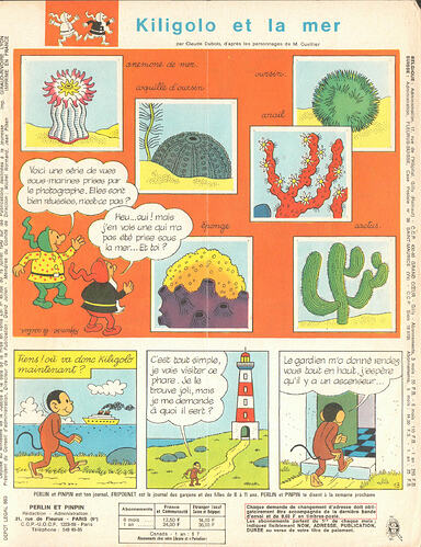 Perlin et Pinpin n°36 du jeudi 5 septembre 1968