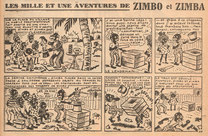 Zimbo et Zimba - Ames Vaillantes 1939 - n°5 - 2 février 1939 (p14 album 1937)