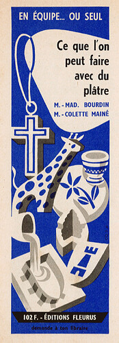 Almanach CV-AV-FM 1957 - Publicité pour un livre de Marie-Mad - page 60