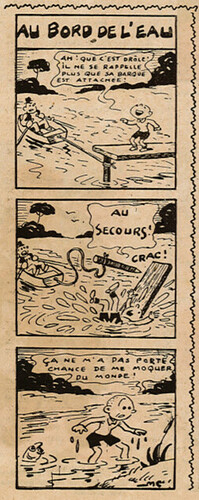 Ames Vaillantes 1947 - n°39 - 28 septembre 1947 - Au bord de l'eau