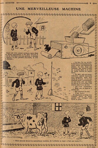 Lisette 1930 - n°47 - page 5 - Une merveilleuse machine - 23 novembre 1930