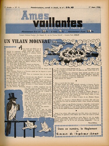 Ames Vaillantes 1938 - n°11 - 17 mars 1938 - page 1