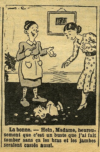 Fillette 1933 - n°1303 - page 6 - Dessin sans titre - 12 mars 1933