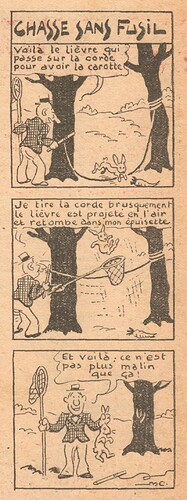 Coeurs Vaillants 1937 - n°41 - page 8 - Chasse sans fusil - 10 octobre 1937