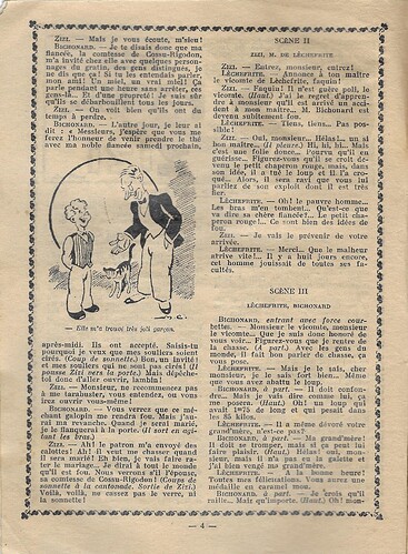 Almanach Petit Illustré 1932 - Les Farces de Zizi - page 4