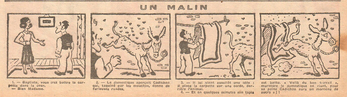 Coeurs Vaillants 1932 - n°45 - page 2 - Un malin - 6 novembre 1932