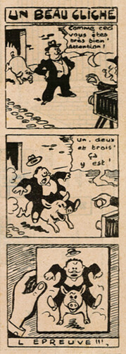 Coeurs Vaillants 1937 - n°14 - page 11 - Un beau cliché - 4 avril 1937