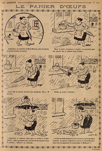 Lisette 1930 - n°19 - page 5 - Le panier d'oeufs - 11 mai 1930