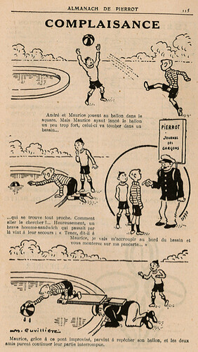 Almanach Pierrot 1935 - page 115 - Complaisance