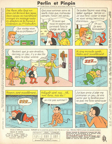 Perlin et Pinpin n°45 du jeudi 9 novembre 1967