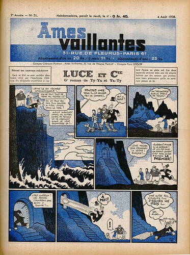 Ames Vaillantes 1938 - n°31 - 4 août 1938 - page 1