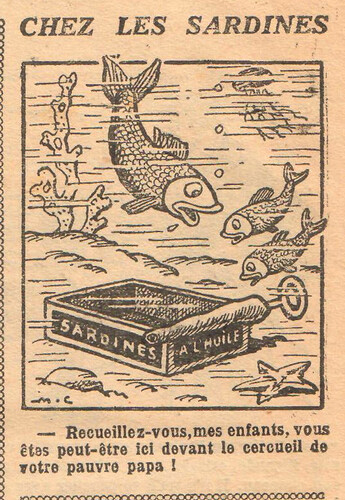 Fillette 1932 - n°1292 - page 4 - Chez les sardines - 25 décembre 1932