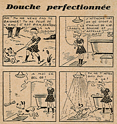 Ames Vaillantes 1938 - n°24 - page 6 - Douche perfectionnée - 16 juin 1938