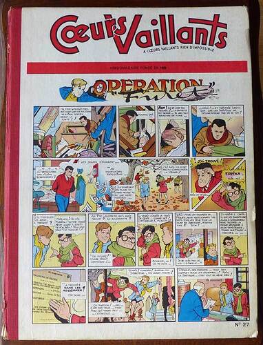 Reliure Coeurs Vaillants 1957 - n°27 - du n°14 au n°26