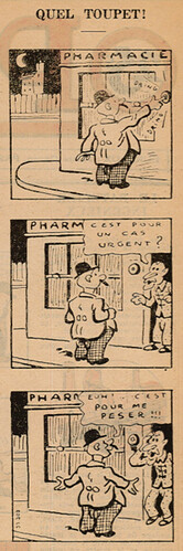 Pierrot 1935 - n°50 - page 2 - Quel toupet ! - 15 décembre 1935