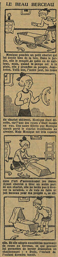 Fillette 1929 - n°1109 - page 14 - Le beau berceau - 16 juin 1929