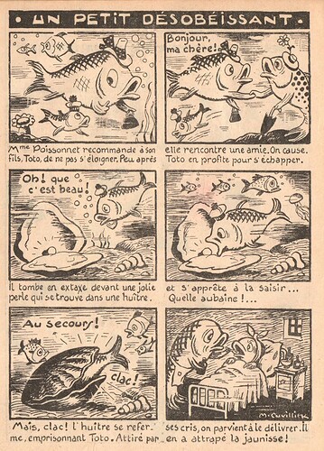 Le Journal de Bébé 1939 - n°419 - 16 novembre 1939 - Le petit désobéissant - page 12