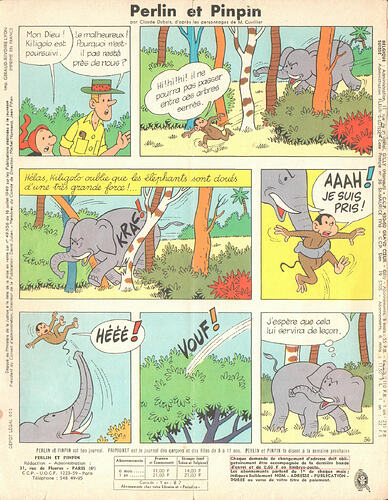 Perlin et Pinpin n°5 du jeudi 1er février 1968