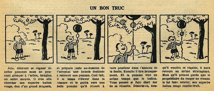 Cri-Cri 1935 - n°867 - page 6 - Un bon truc - 9 mai 1935