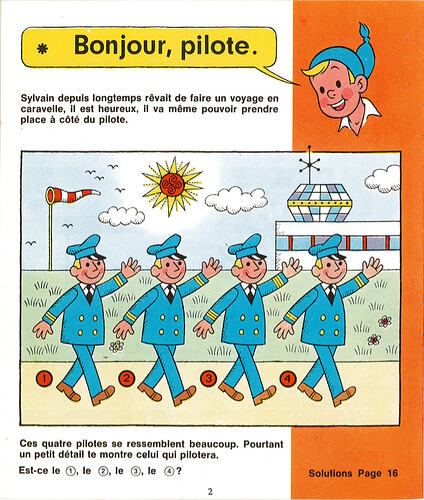 Albums Jeux - 1966 - Claude Dubois - Sylvain pilote de caravelle - page 2