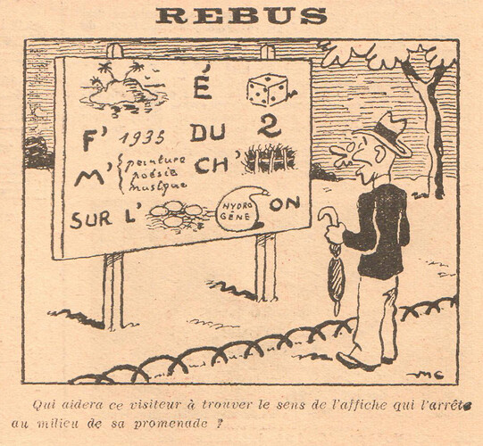 Coeurs Vaillants 1938 - n°37  - Rébus - 11 septembre 1938 - page 5