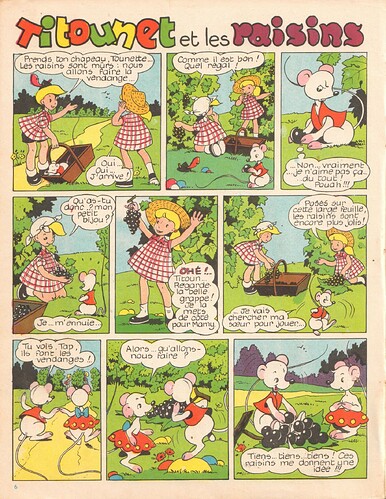 Titounet et Titounette - n°1 - Dans la forêt d'Automne - 3e trim 1958 - page 6