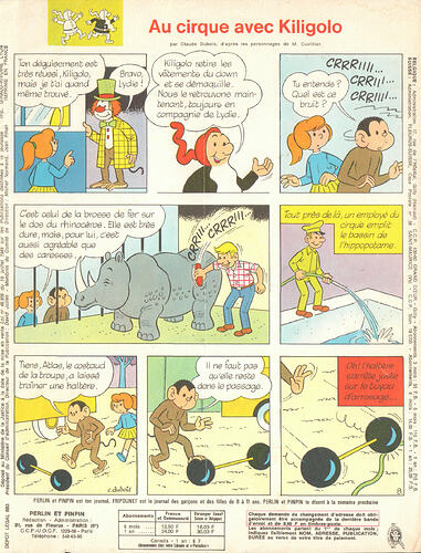 Perlin et Pinpin n°51 du jeudi 19 décembre 1968