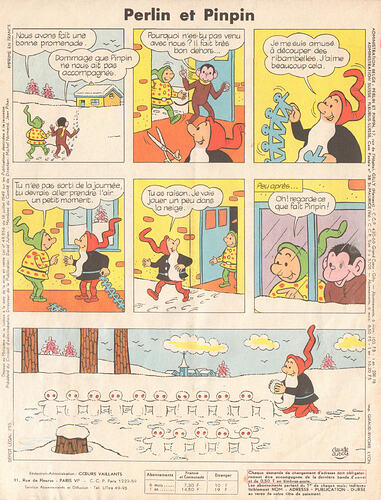 Perlin et Pinpin n°5 du jeudi 30 janvier 1964