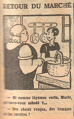 Fillette 1930 - n°1180 - page 7 - Retour du marché - 2 novembre 1930