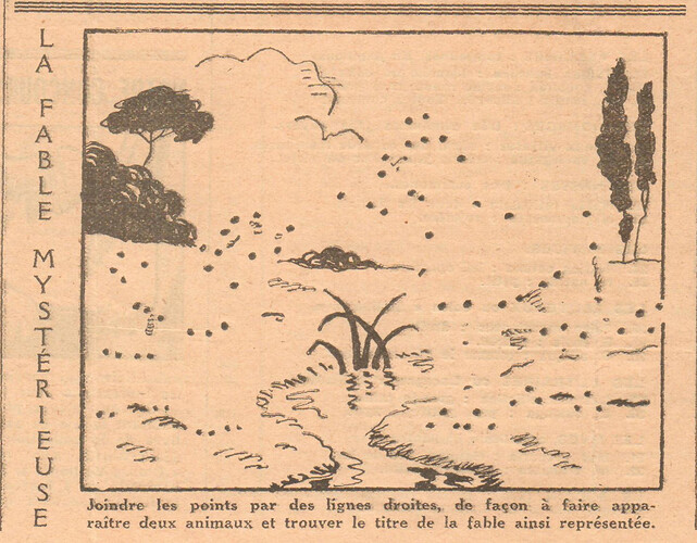 Coeurs Vaillants 1936 - n°35 - page 6 - La fable mystérieuse - 30 août 1936