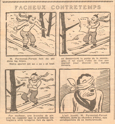 Coeurs Vaillants 1934 - n°16 - page 3 - Facheux contretemps - 15 avril 1934