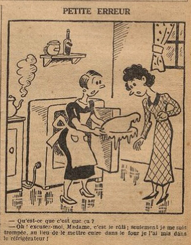 Fillette 1938 - n°1574 - page 6 - Petite erreur - 22 mai 1938