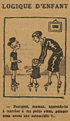 Fillette 1929 - n°1091 - page 11 - Logique d'enfant - 17 février 1929