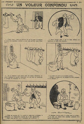 Pierrot 1928 - n°130 - page 5 - Un voleur confondu - 17 juin 1928