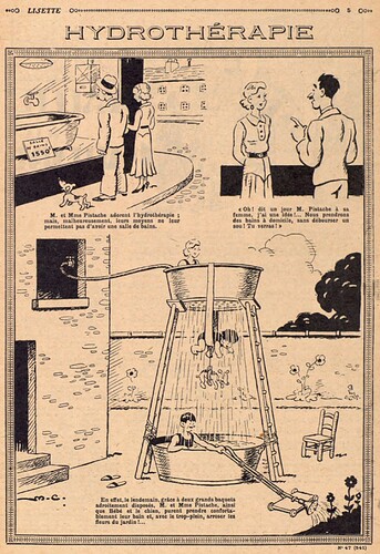 Lisette 1931 - n°47 - page 5 - Hydrothérapie - 22 novembre 1931