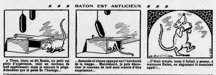 Lisette 1932 - n°13 - page 2 - Raton est astucieux - 27 mars 1932
