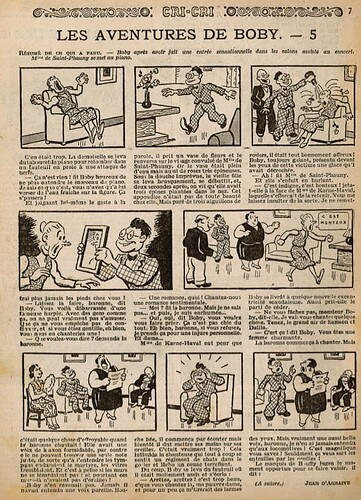 Cri-Cri 1932 - n°737 - page 7 - Les aventures de BOBY (12) - 10 novembre 1932