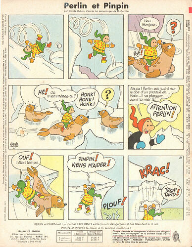 Perlin et Pinpin n°8 du jeudi 23 février 1967
