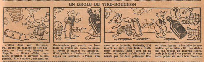 Fillette 1930 - n°1150 - page 11 - Un drôle de tire-bouchon - 6 avril 1930